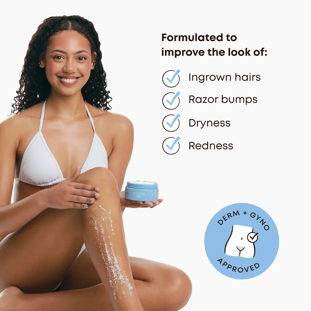 Nude Ingrown Hair Exfoliating Scrub