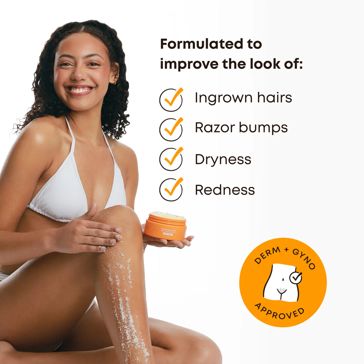 Vanilla Tangerine Ingrown Hair Exfoliating Scrub (Formerly Sweet Escape)